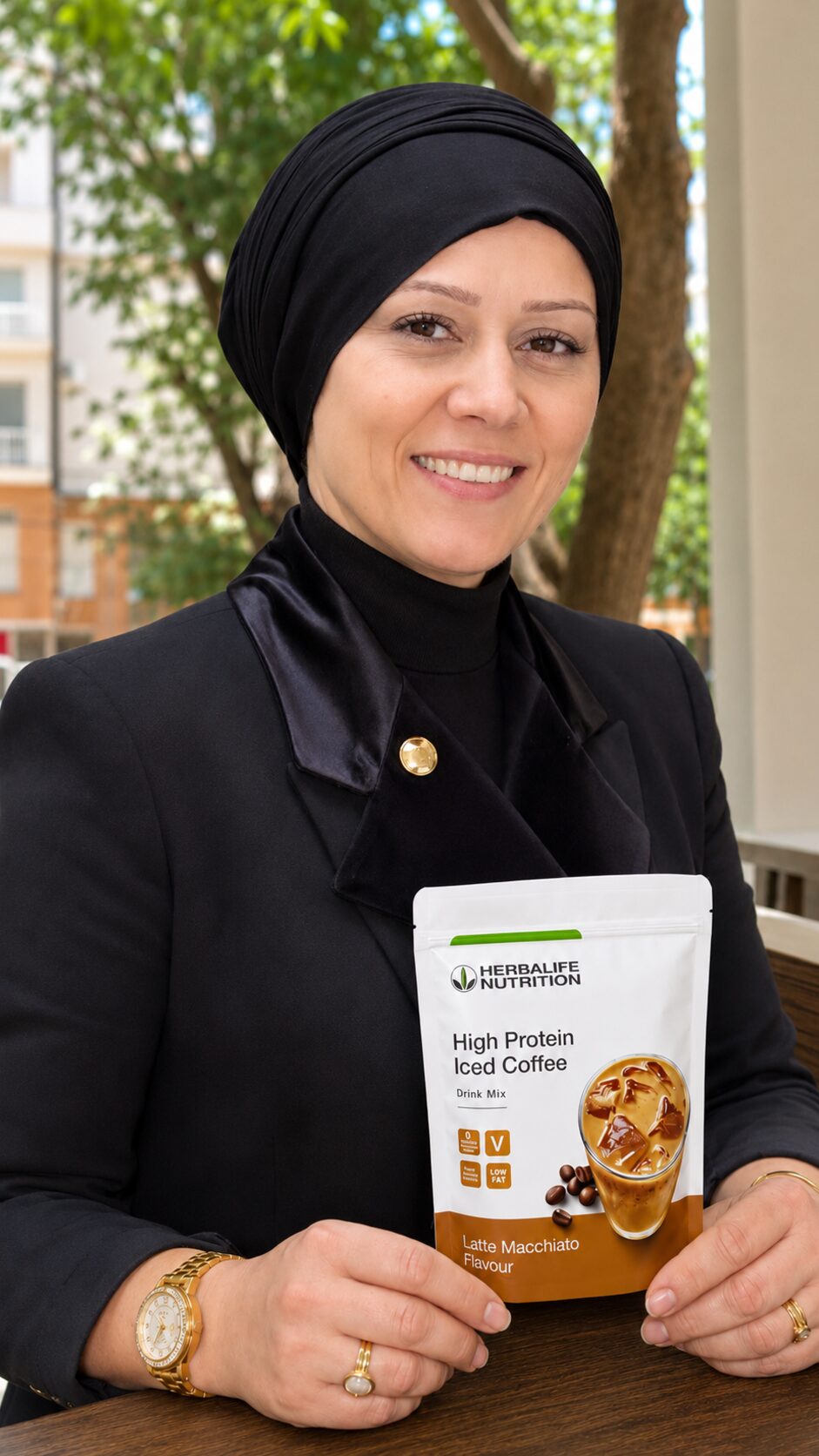 Herbalife Nutrition proteinli buzlu kahve içecek karışımı
