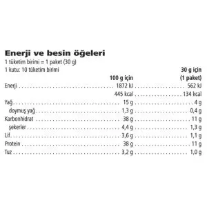 Barbekü Aromalı Proteinli Herbalife Cips 10x30g — görsel 3