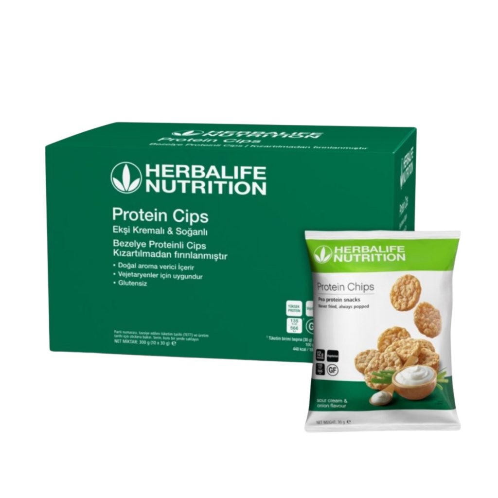 Ekşi Kremalı & Soğanlı Herbalife Cips 10x30g